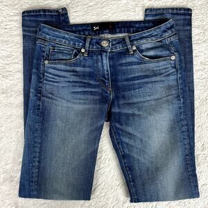 3x1 Premium Denim Skinny Leg Jeans Medium Wash Y2K Streetwear Designer Capsule